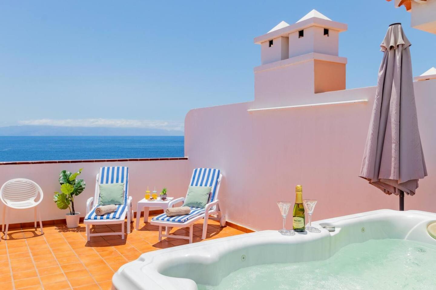 Penthouse Apt With Jacuzzi By Dream Homes Tenerife Puerto de Santiago  Exterior foto
